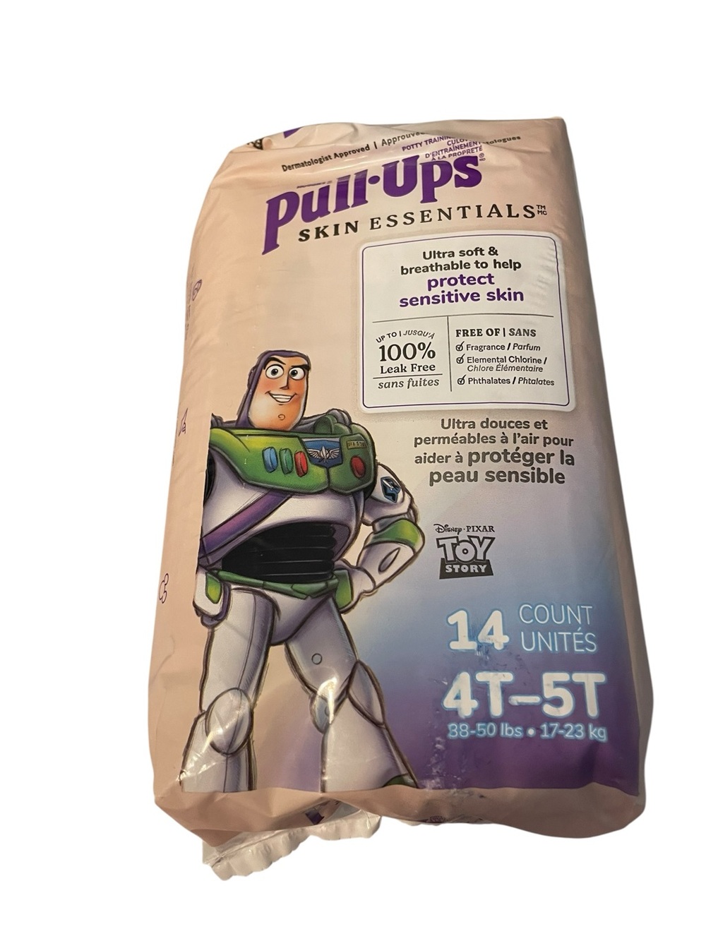 Skin Essentials Toy Story Buzz Lightyear Training Pants - Beige/Purple